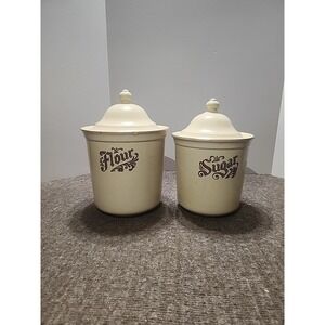 Pfaltzgraff stoneware canister With Lid  507 & 506